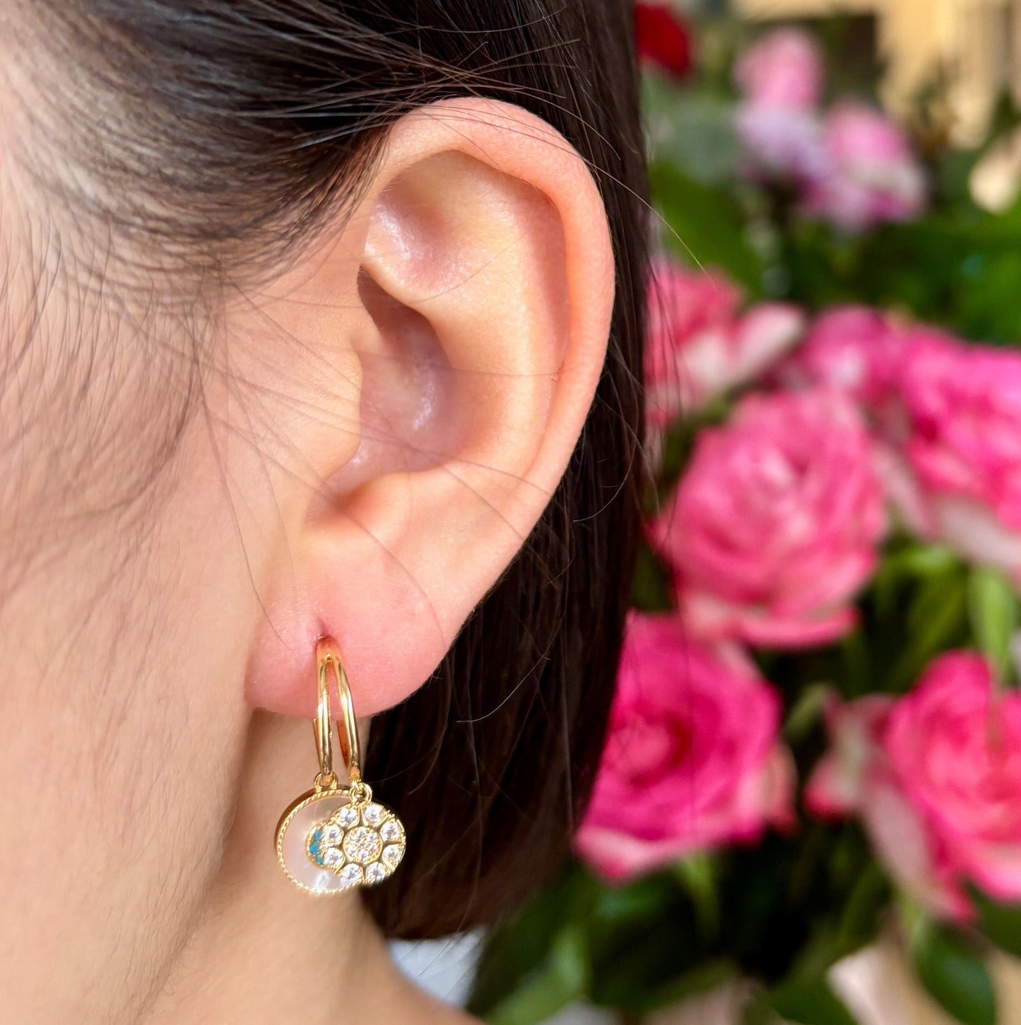 14ct Gold Plated Ocean's Daughter Earrings