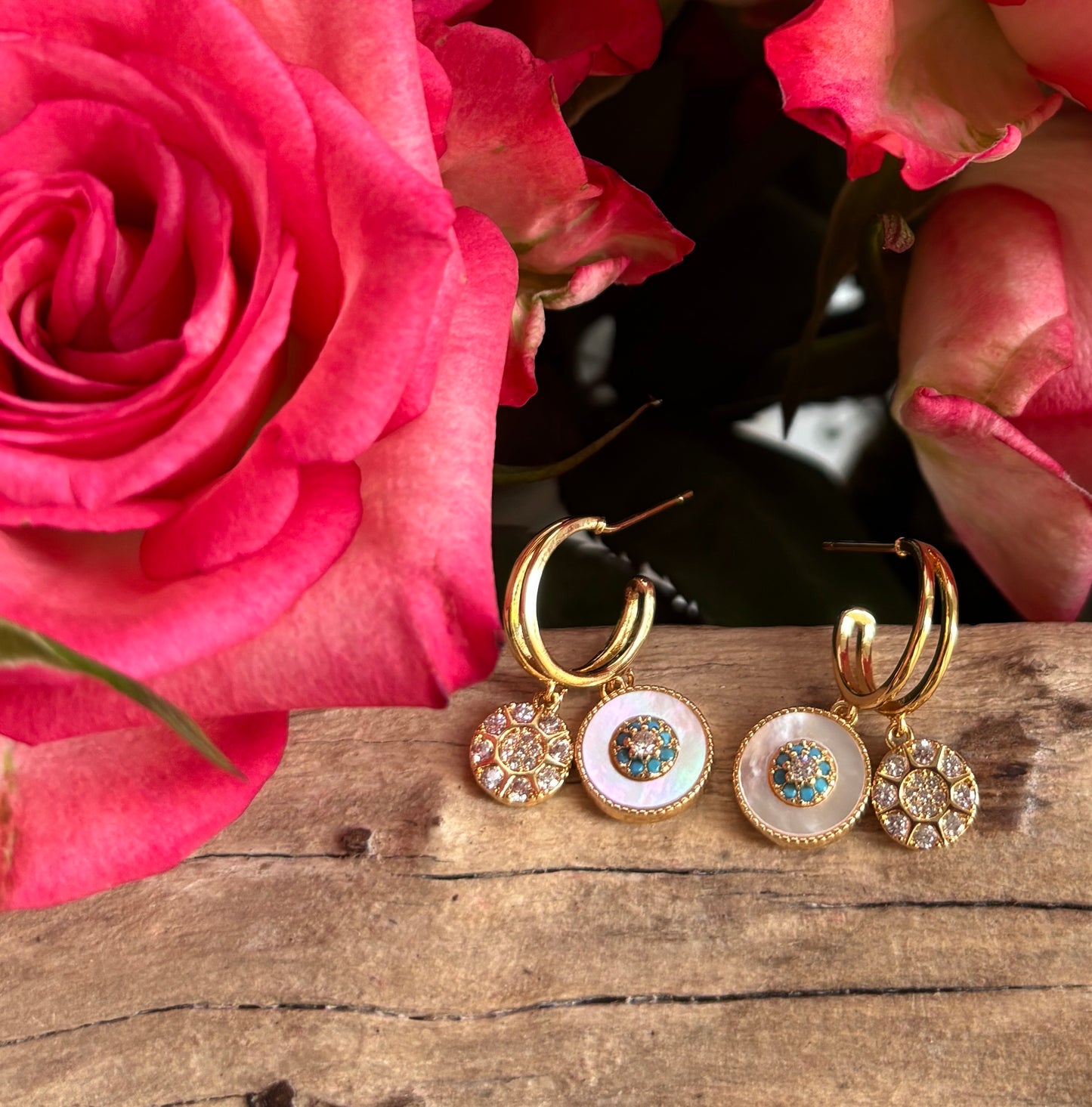 14ct Gold Plated Ocean's Daughter Earrings
