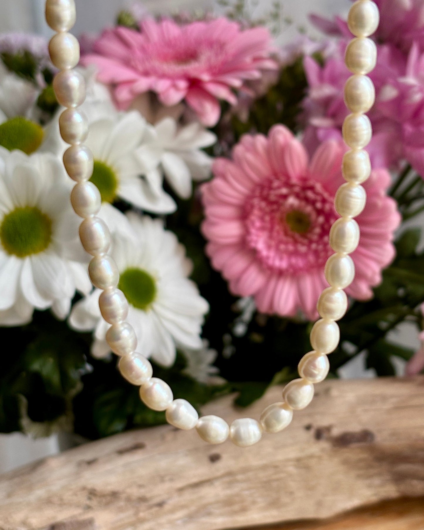 14ct Gold Plated Fresh Water Pearl Necklace