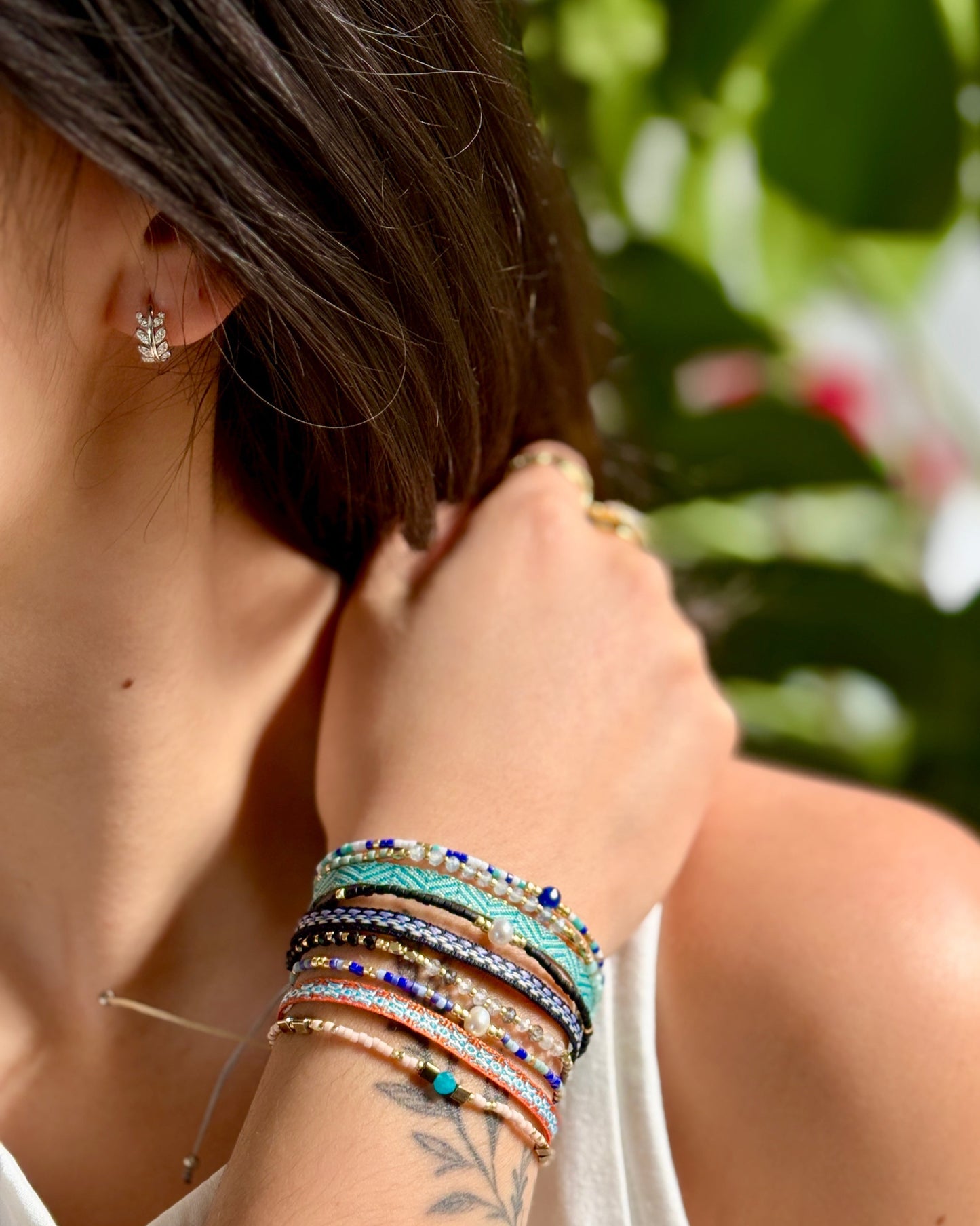 Japanese Miyuki Adjustable Bracelet Set of 3 - Available in 6 Colours