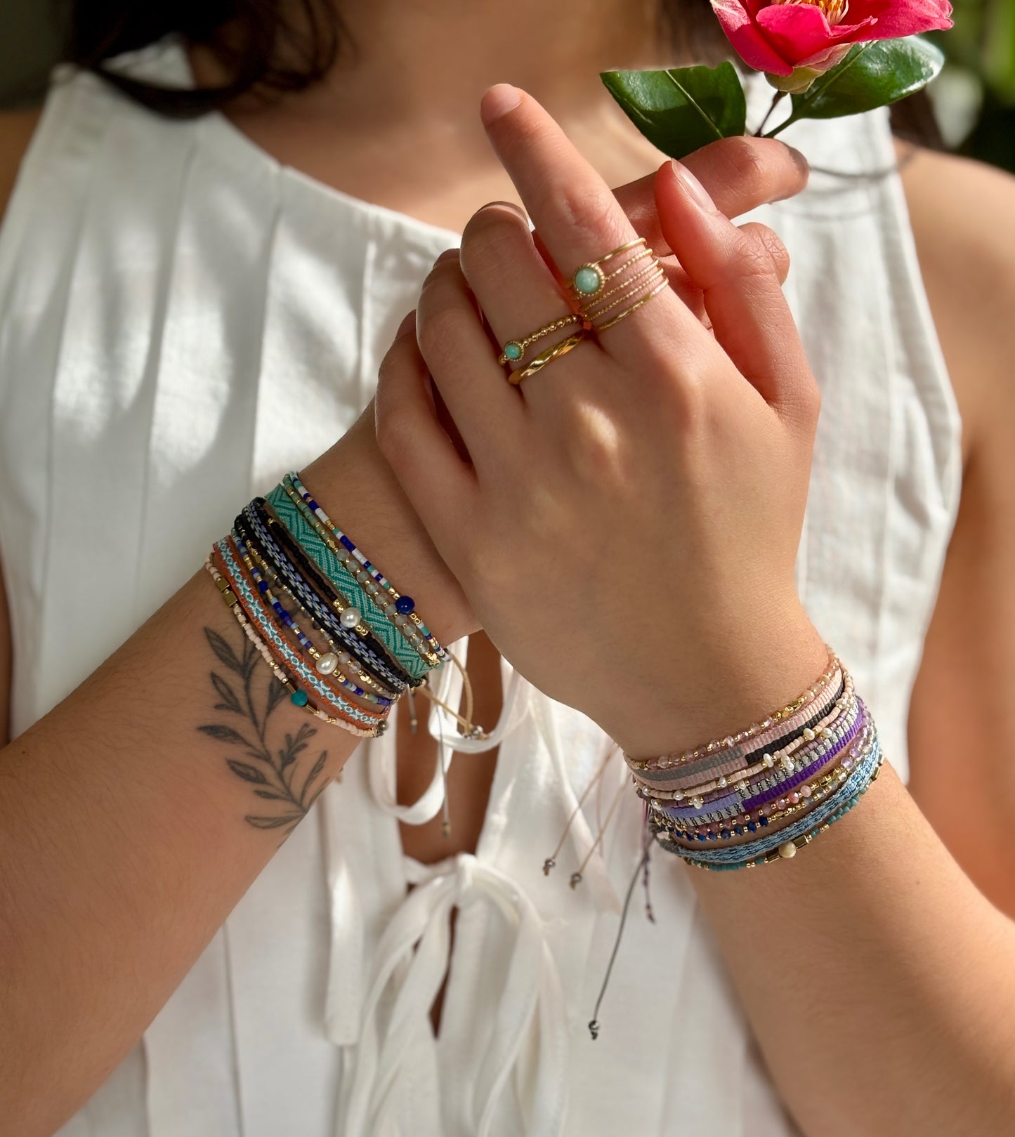 Japanese Miyuki Adjustable Bracelet Set of 3 - Available in 6 Colours