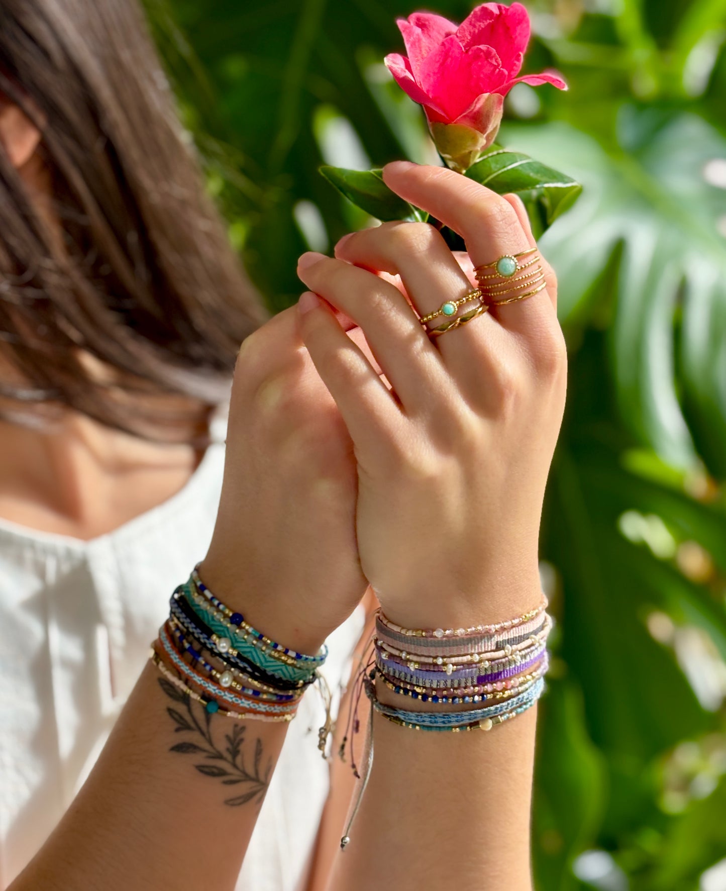 Japanese Miyuki Adjustable Bracelet Set of 3 - Available in 6 Colours