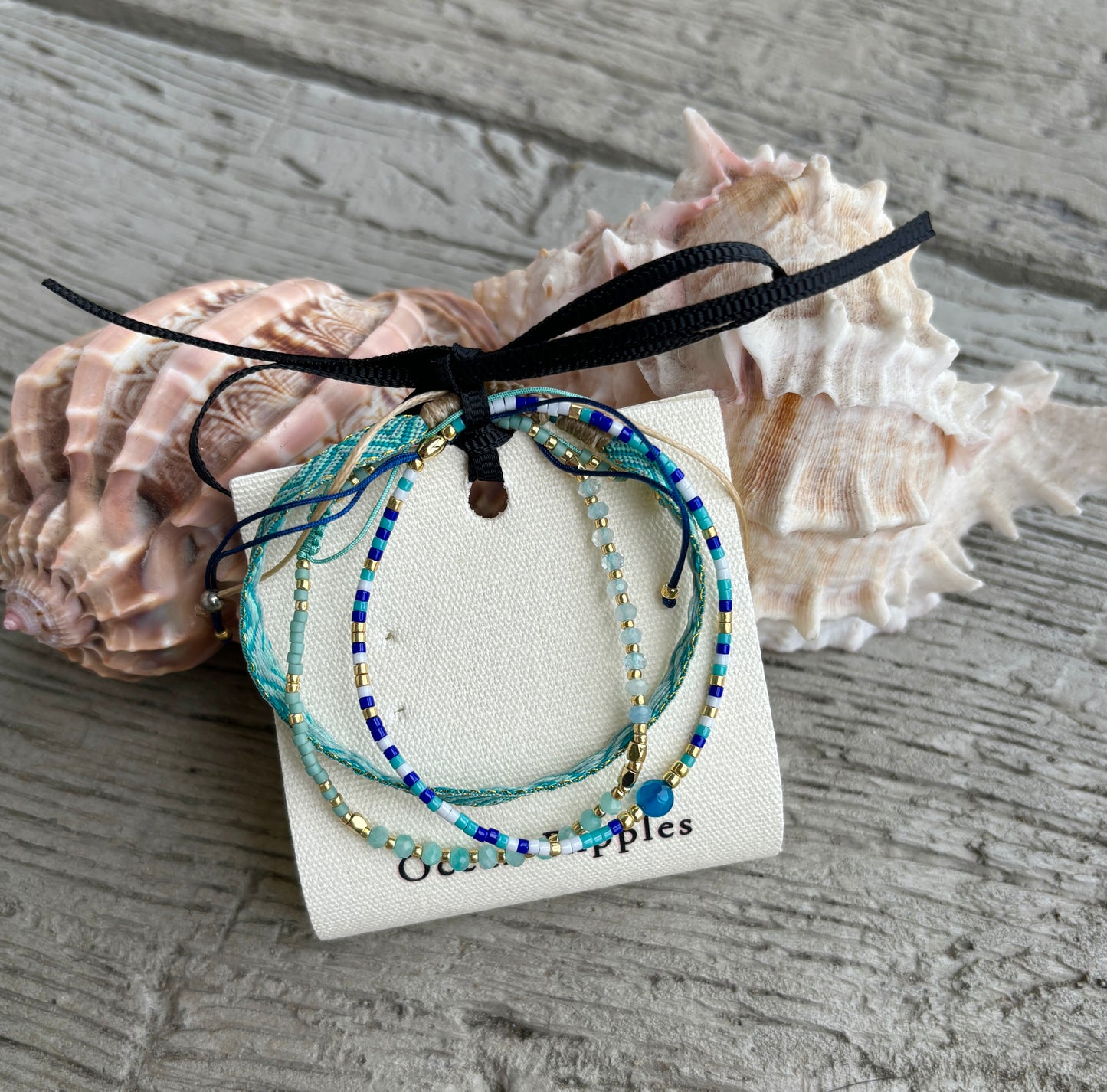 Japanese Miyuki Adjustable Bracelet Set of 3 - Available in 6 Colours