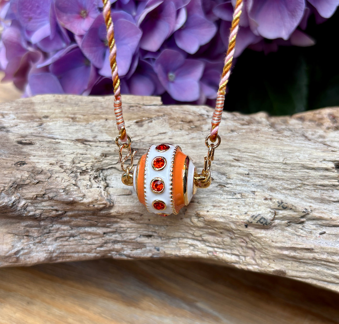 18ct Gold Plated Talisman Ball Pendant Necklace