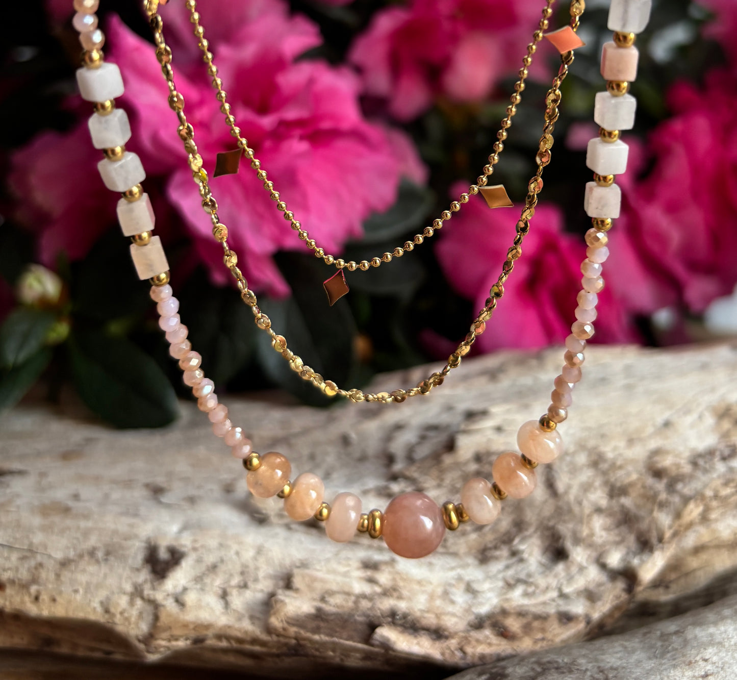 18ct Gold Plated Double Chain Necklace