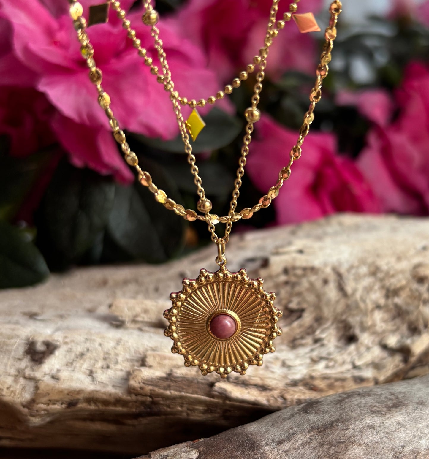 18ct Gold Plated Double Chain Necklace