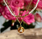 18ct Gold Plated Mother Of Pearl Gold Disc Bracelet 