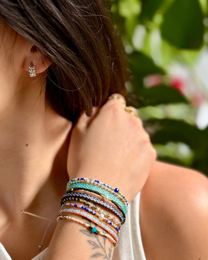Japanese Miyuki Adjustable Bracelet Set of 3 - Available in 6 Colours