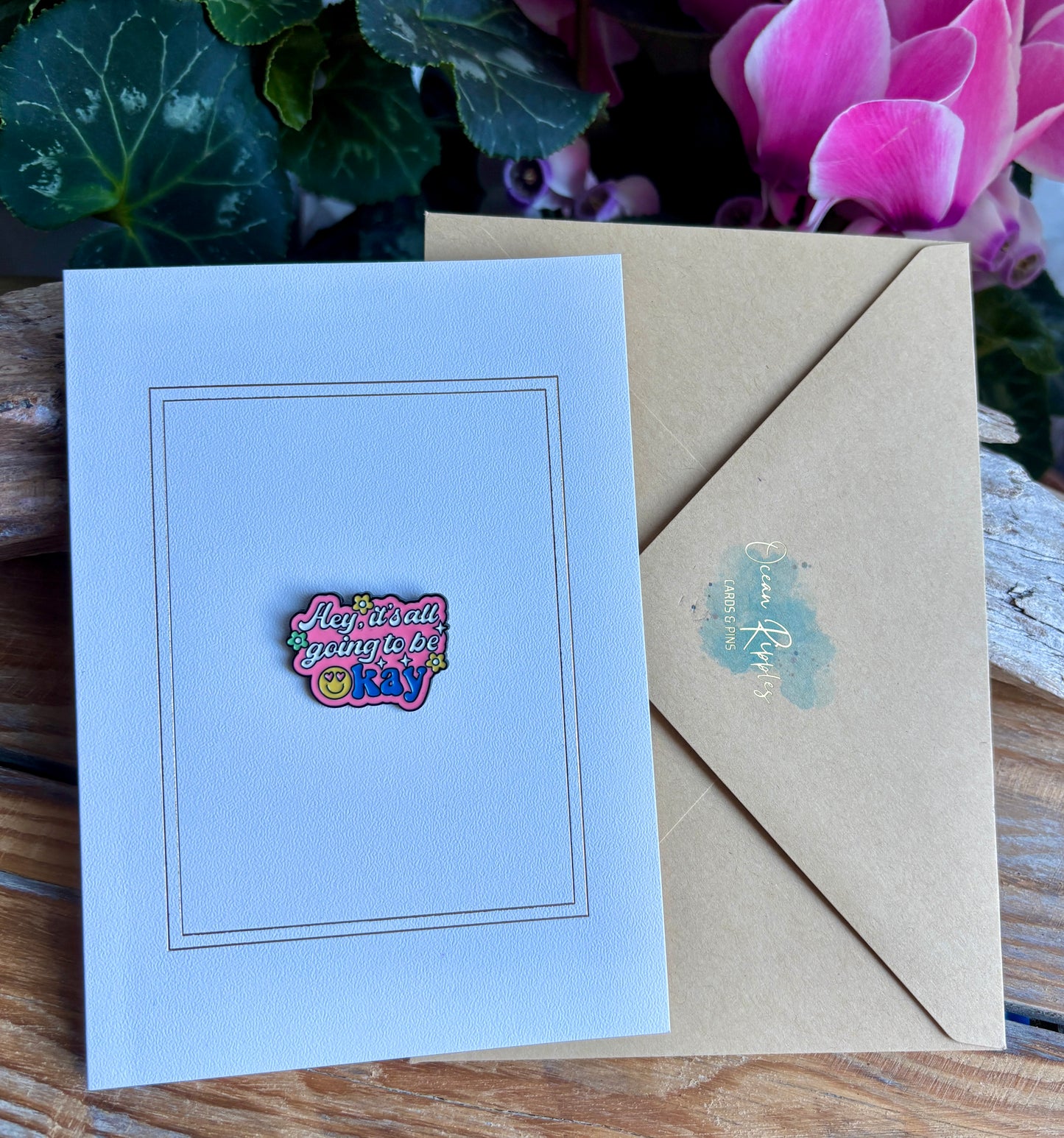 Hey, it's all...Pin Badge Card