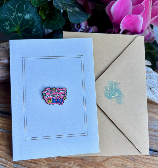 Hey, it's all...Pin Badge Card