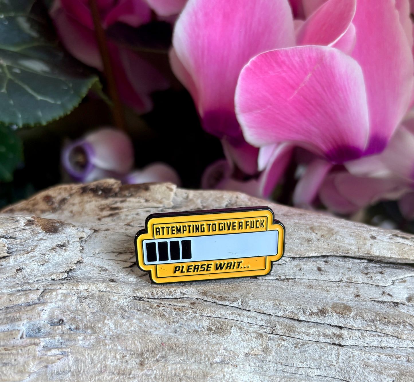 Attempting to... Pin Badge Card