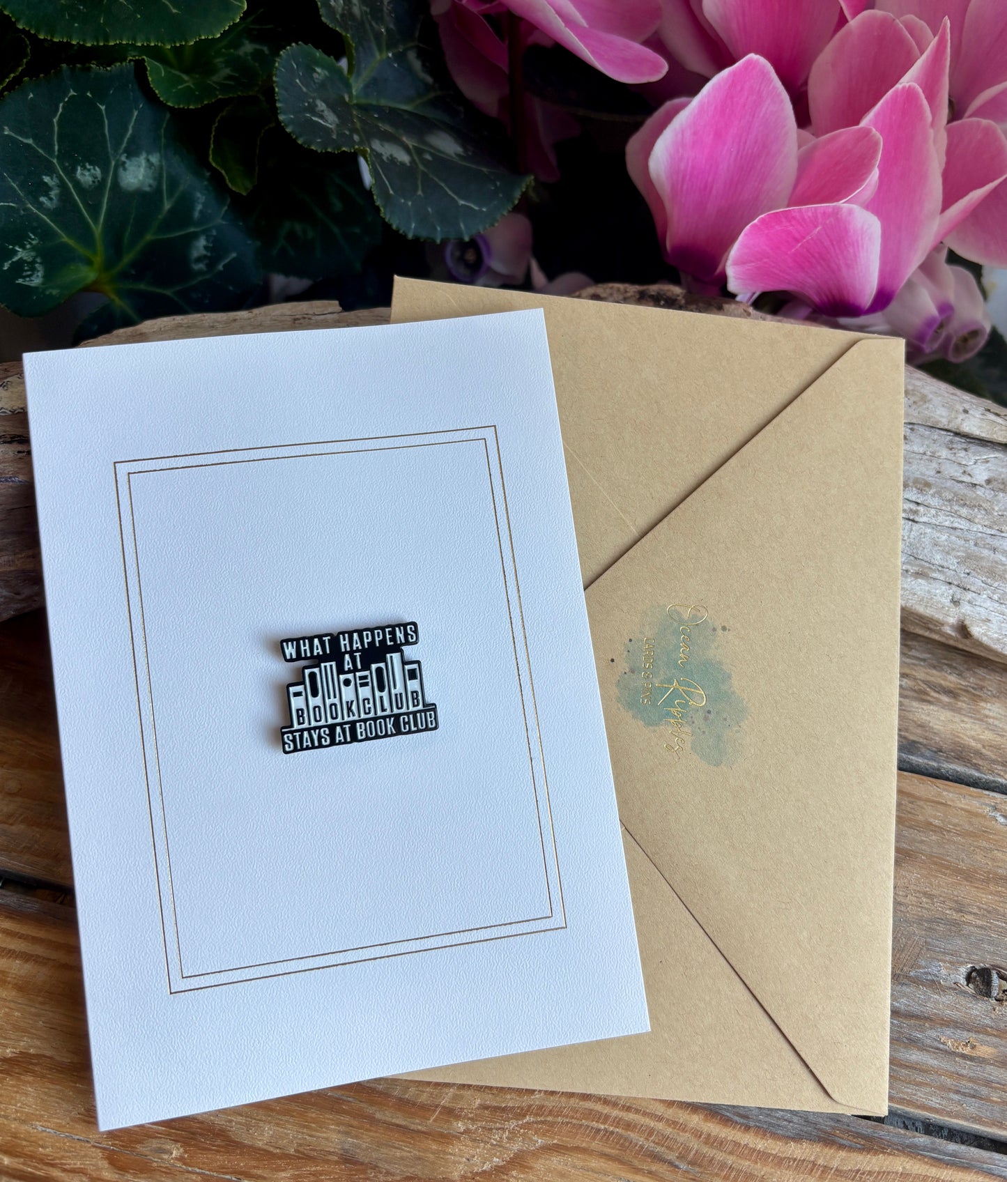 What Happens... Pin Badge Card