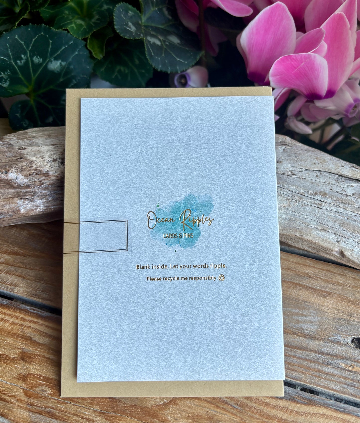 Let's Go To The Beach Pin Badge Card