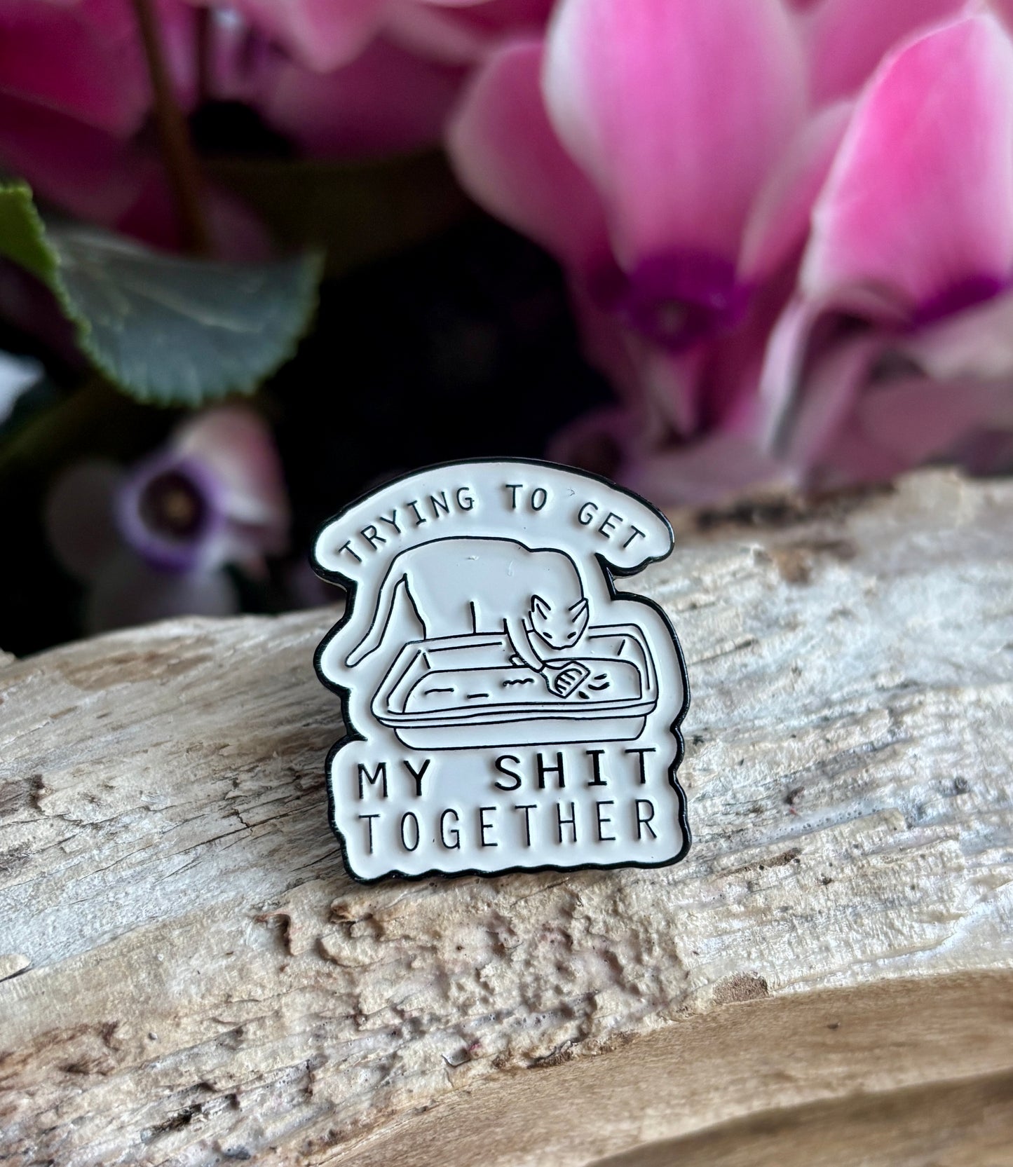 Trying to... Pin Badge Card
