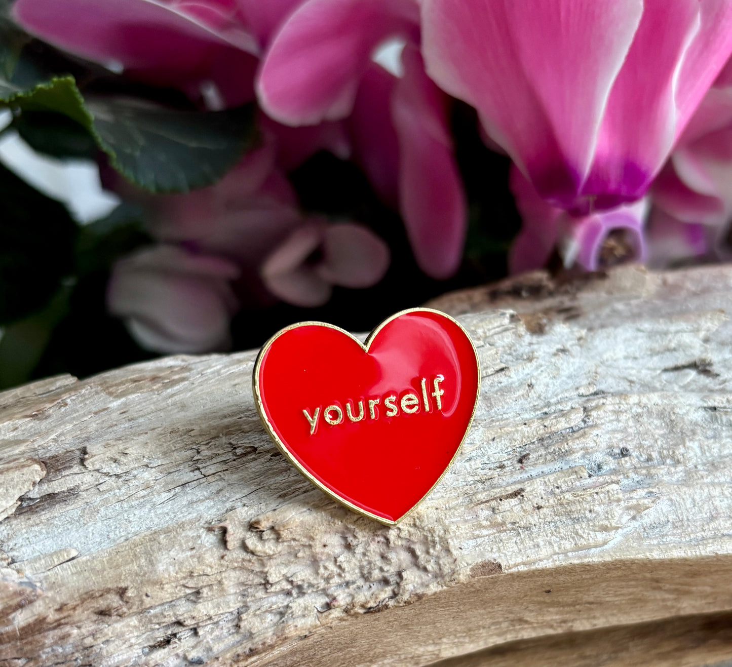 Love Yourself Pin Badge Card