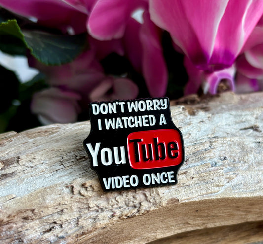 Don't Worry... Pin Badge Card