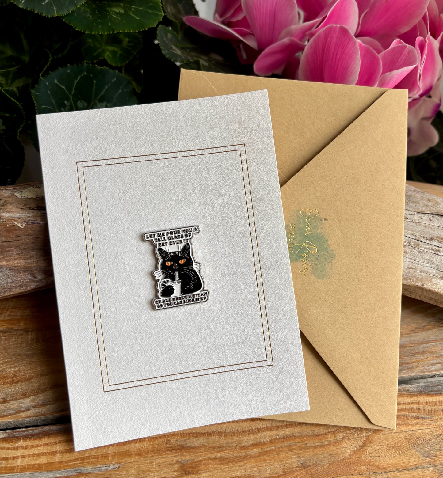 Let Me... Pin Badge Card