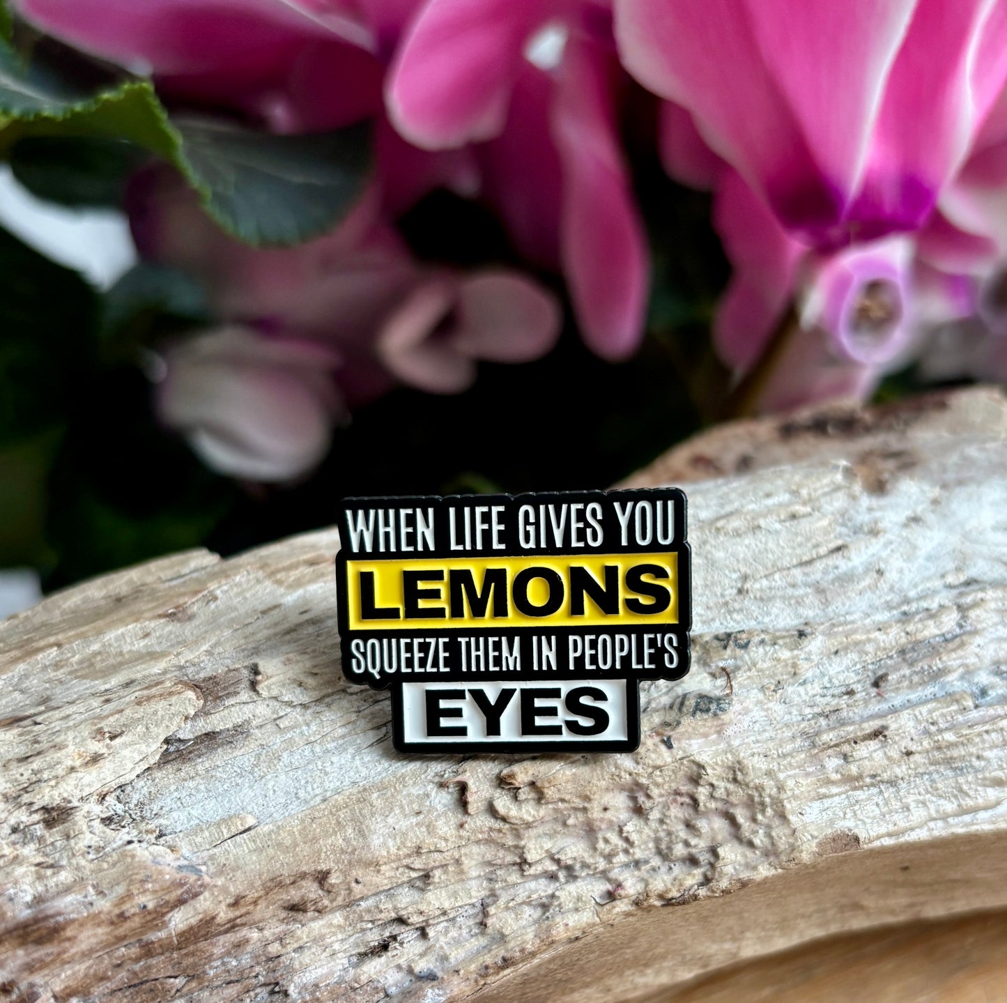 When Life... Pin Badge Card