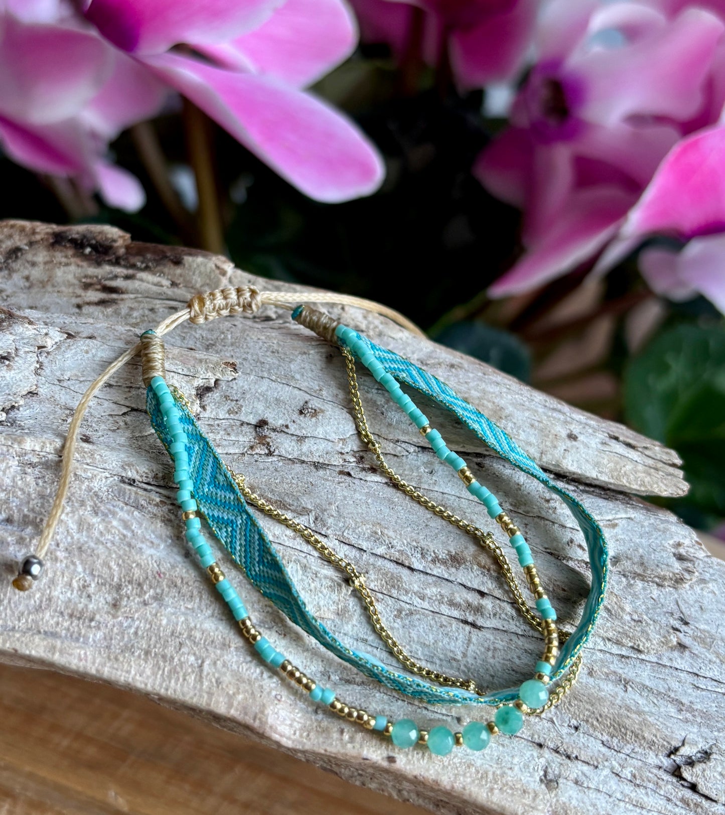 Miyuki Multi Strand Adjustable Bracelets - Available in 6 Colours