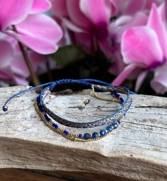 Miyuki Multi Strand Adjustable Bracelets - Available in 6 Colours