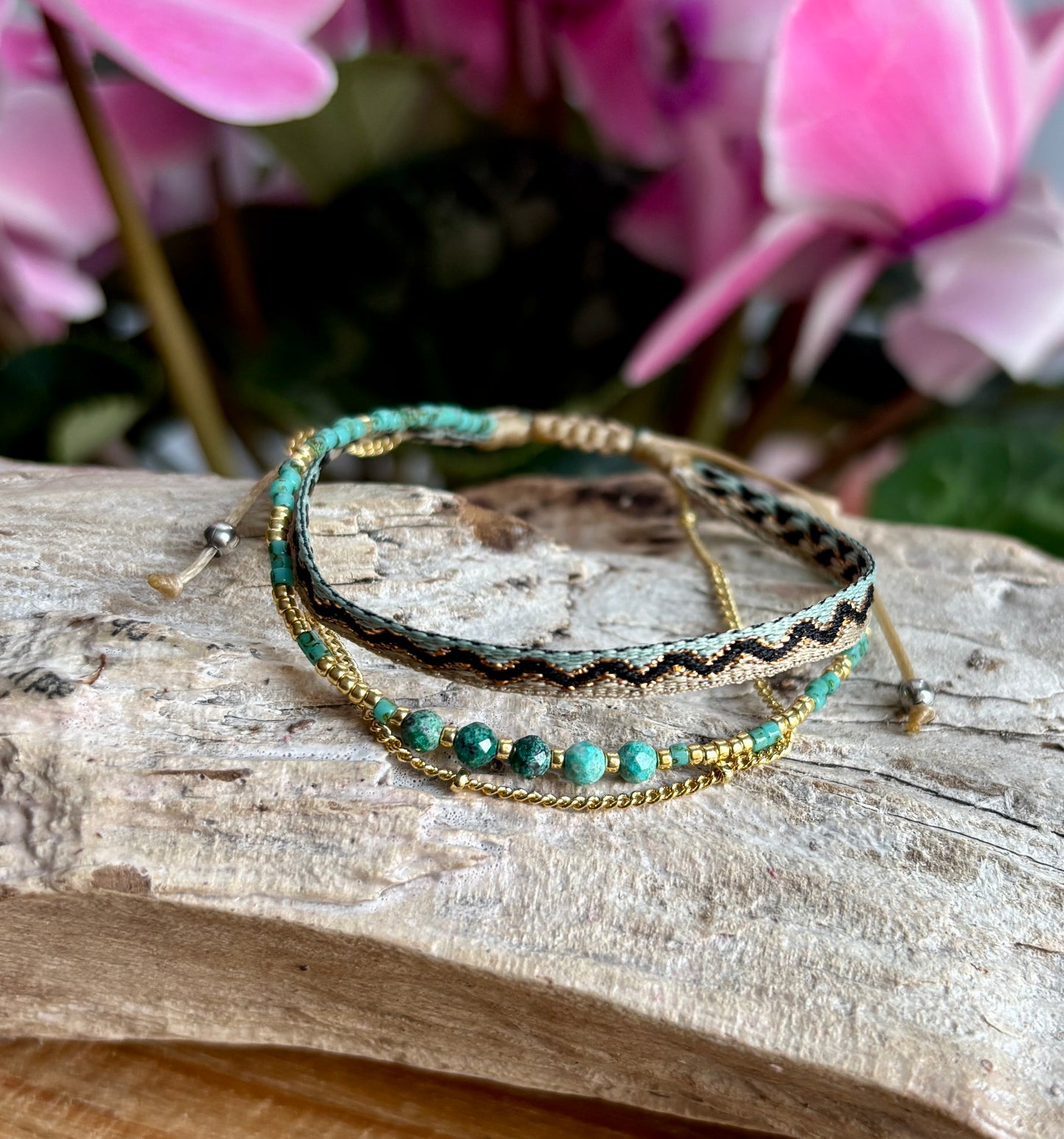 Miyuki Multi Strand Adjustable Bracelets - Available in 6 Colours