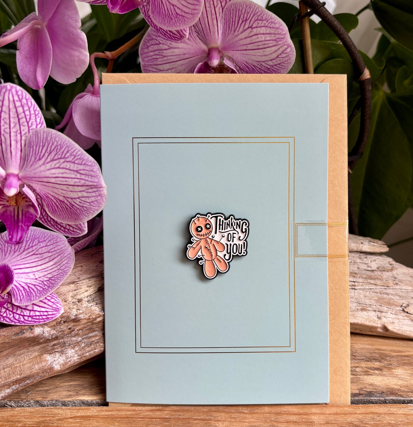 Thinking Of You Pin Badge Card