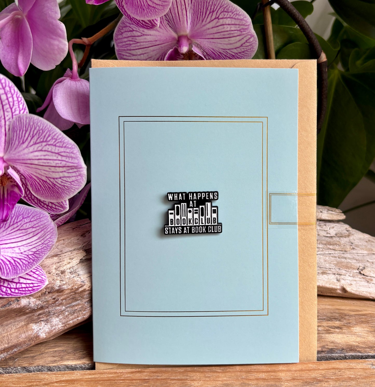 What Happens... Pin Badge Card