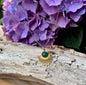 18ct Gold Plated African Jade Feather Pendant Necklace