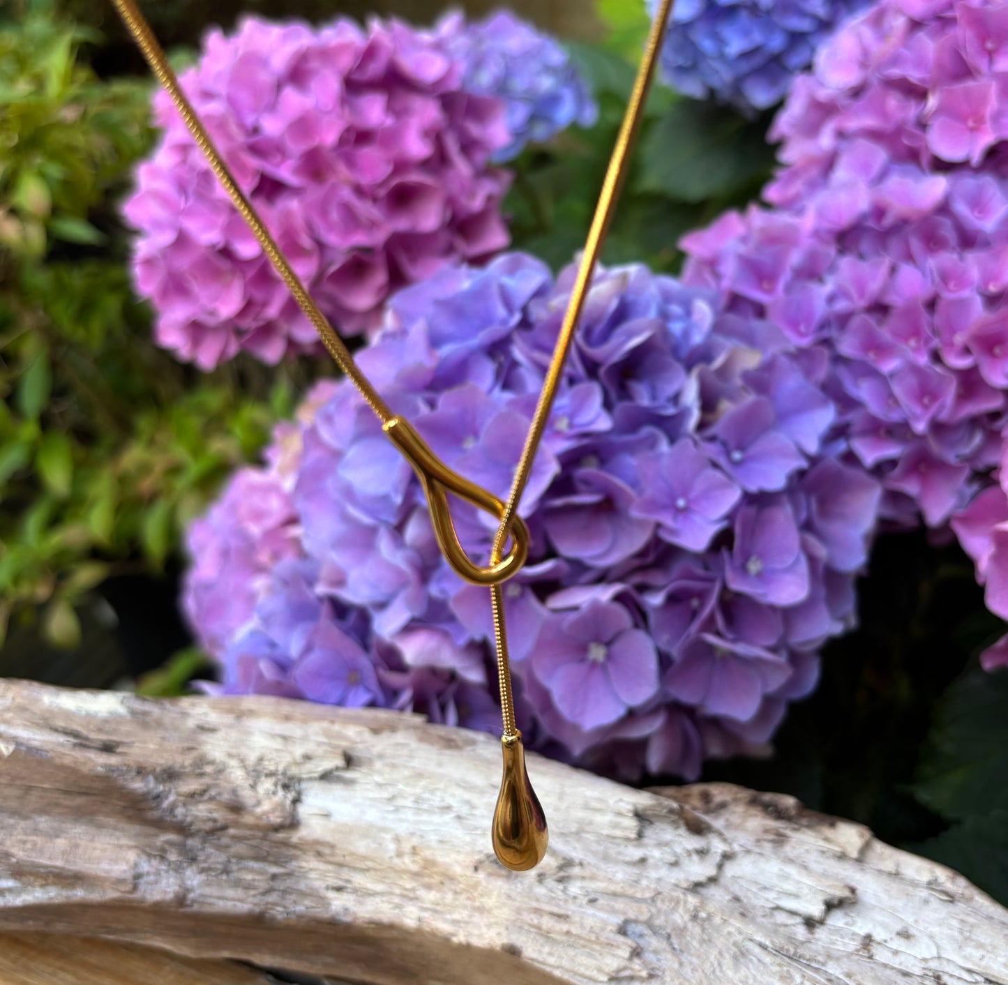 18ct Gold Plated Long Toggle Chain Necklace - Available In Silver