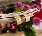 18ct Gold Plated Cubic Zirconia Hammered Earrings - Available in Silver