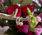 925 Sterling Silver Cubic Zirconia Huggie Earrings