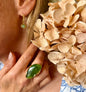 18ct Gold Plated Resin Statement Ring